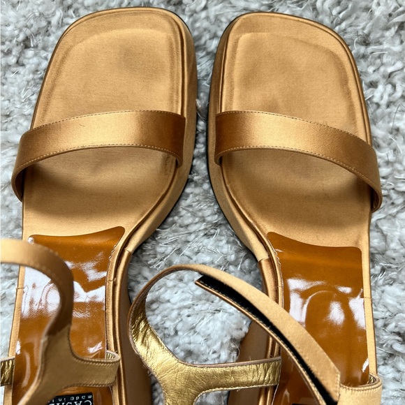 Vintage Casadei satin platform sandals - Picture 9 of 12